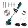Motocoasă Electrică cu Acumulator 48V – 2 Baterii, 18.000 RPM, Lame și Disc Inclus, Ușoară și Puternică pentru Tuns Iarbă și Buruieni