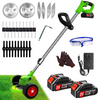 Motocoasă Electrică cu Acumulator 48V – 2 Baterii, 18.000 RPM, Lame și Disc Inclus, Ușoară și Puternică pentru Tuns Iarbă și Buruieni