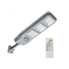 Lampa solara cu telecomanda si suport,150W, senzor de miscare, 3 cadrane, 108 LED-uri, 6000k, 10000lm, IP66, 31x19, gri