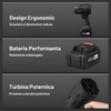 Suflanta Portabila 48V cu 2 Acumulatori – Putere Mare pentru Indepartearea Eficienta a Prafului, Apei si Zapezii, Debit 555 m³/h, Design Compact si Robust, Culoare Negru