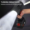 Suflanta Portabila 48V cu 2 Acumulatori – Putere Mare pentru Indepartearea Eficienta a Prafului, Apei si Zapezii, Debit 555 m³/h, Design Compact si Robust, Culoare Negru