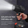 Suflanta Portabila 48V cu 2 Acumulatori – Putere Mare pentru Indepartearea Eficienta a Prafului, Apei si Zapezii, Debit 555 m³/h, Design Compact si Robust, Culoare Negru